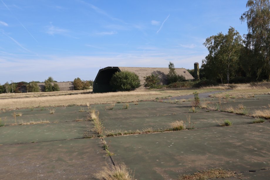 Der Flugplatz Gütersloh und sein Umfeld sind einer Schwerpunktthemen im Landschaftsplan Gütersloh. Das Foto ist im September 2018 aufgenommen worden.