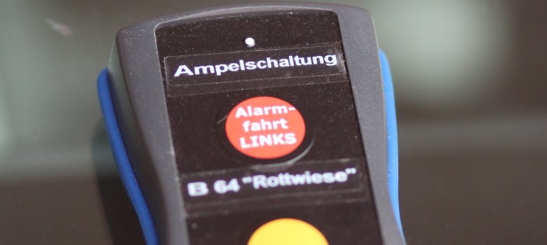 Mit diesem Handschalter wird die Ampelsteuerung aktiviert. 