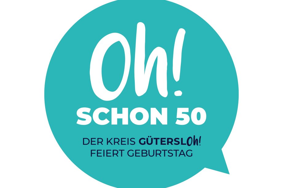 Grafik OH! schon 50 - Der Kreis Gütersloh feiert Geburtstag