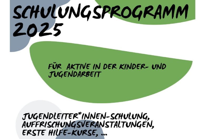 Cover des Flyers zum Schulungsprogramm