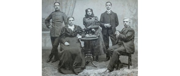 Mormann-Familienfoto, um 1908.